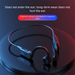 2023 New X7 Bone Air Conduction Wireless Earphones Sports Digital Display Card Slot Bluetooth Music Dual Mode_voghion.com