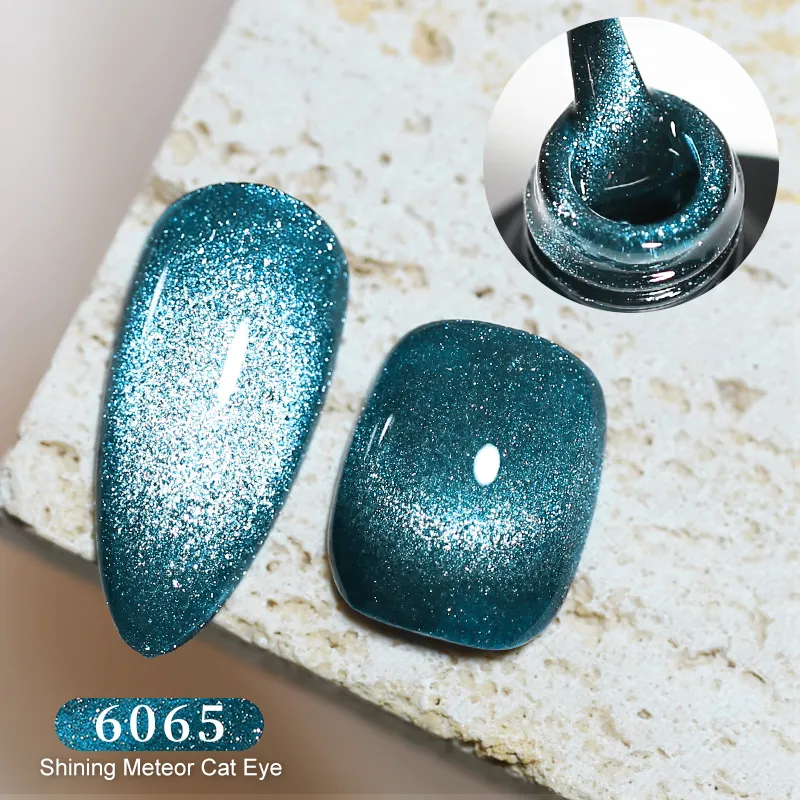 Arte Clavo 10ml Reflective Cat Magnetic Gel Nail Polish Glitter Vernis Semi Permanent Soak Off Magnetic UV Gel Nail Art Gel_voghion.com