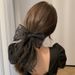 Bow Hair Clip Pits valge vibu hobusesaba klamber juuksetüdruk lihtne temperament juuksenõel väike aroom stiilis juukseaksessuaarid naiste Interneti-kuulsus_voghion.com