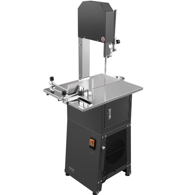 VEVOR 550W Commercial Electric Meat Bandsaw Stainless Steel Bone Sawing Machine_voghion.com