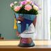 Enchanting Face Colorful Planter - Abstract Desktop Ornament For Home Planting & Creative Decor
ACZT_voghion.com