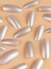 Almond Shaped Solid Color Wearing Armor Aurora Silver False Long Nail Plate Press On Nails_voghion.com