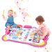 Lustige, multifunktionale Tanzdecke für Kinder, Musiktrommeldecke, Puzzle, Eltern-Kind-Spiele, interaktives Spielzeug, Jazztrommel, Klavierdecke_voghion.com