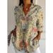 Women's Clothing Seven Sleeve Shirts Animal Pattern Print 3D Shirts_voghion.com