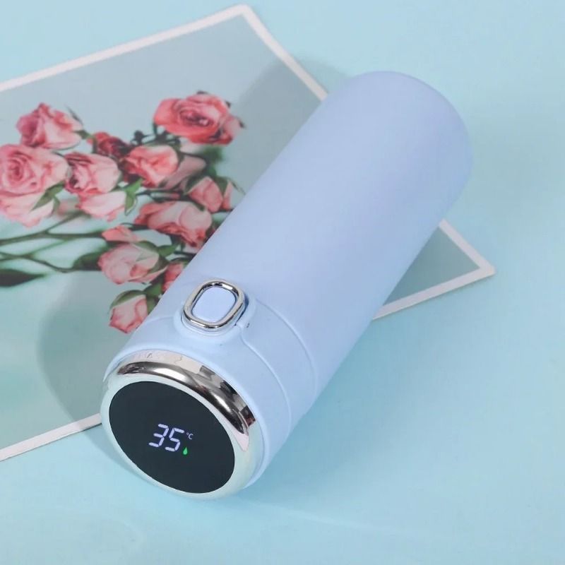 400ML Smart Thermos Roestvrijstalen Waterfles Led Digitale Temperatuurweergave Koffie Thermische Mokken Intelligent_voghion.com