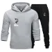 Designers Tracuits Letter Print Sweatsuits 21ss Männer Hoodien Koppelen Casual Pullover Langarm Strooss Hoodie Hosen_voghion.com