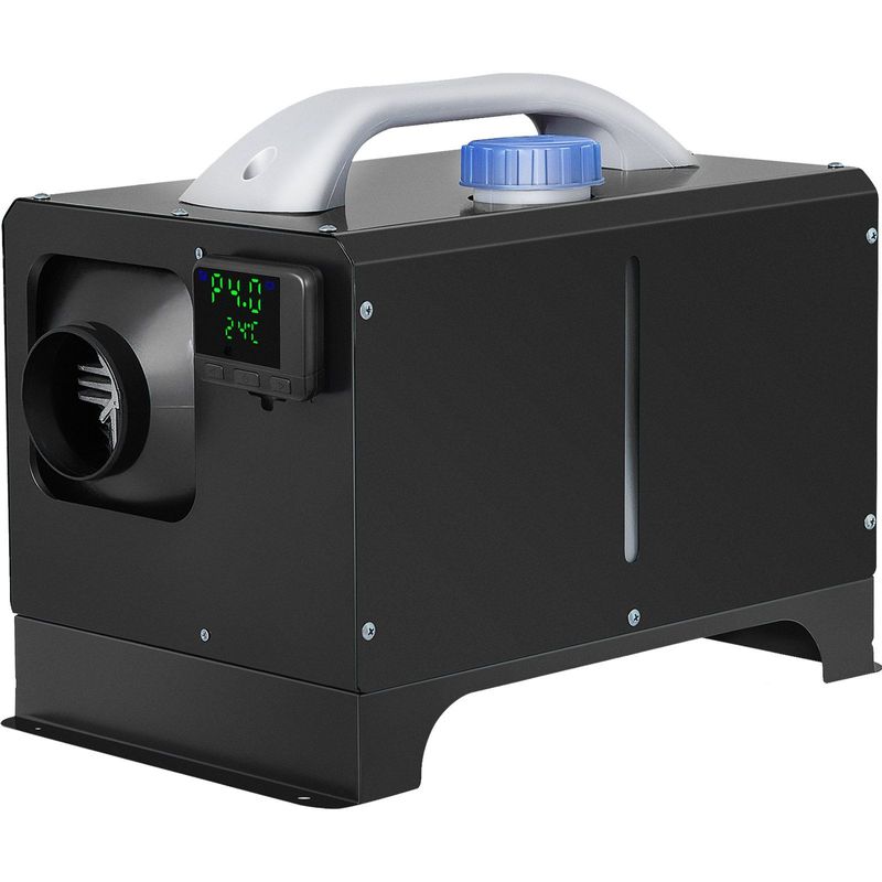 VEVOR Diesel Air Heater 8KW, All In One 12V Truck Heater, Parking Heater With Black LCD, Remote Control, Fast Heating Diesel Heater For RV Truck, Boat, Bus, Car Trailer, Motorhomes_voghion.com