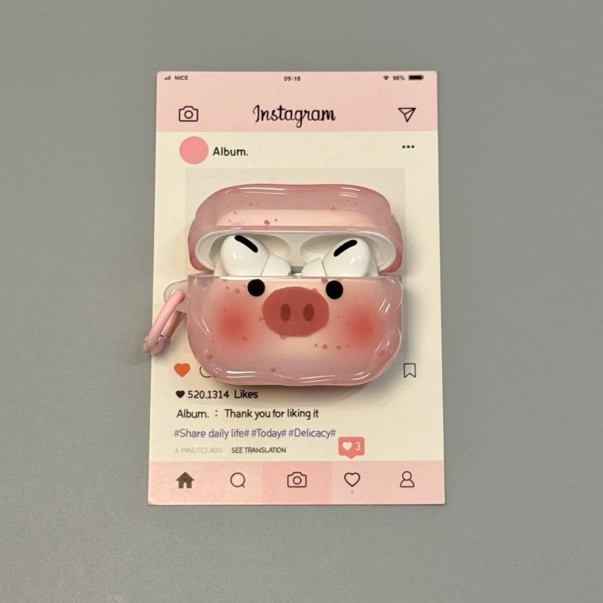 Hanins Söpö Pieni Pig Sopii 4 Suojakoteloon 1/2 Pro3 Generation Kuulokesuojus_voghion.com