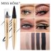 „Missrose Cool Black Rich Eyeliner“ spalvotas akių pieštukas, atsparus vandeniui, nesitepantis akių pieštukas_voghion.com