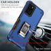 KEYSION Shockproof Armor Case for OPPO A16 A16S A74 A95 4G Silicone+PC Ring Stand Phone Back Cover for OPPO Reno 6 5G 6 _voghion.com