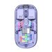 Transparent Wireless Dual Mode RGB Bluetooth Mouse Ergonomic Notebook Tablet PC Universal High-value_voghion.com