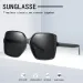Nye ankomster Mote Overdimensjonerte solbriller Gradient Plast Merke Designer Kvinnelige Solbriller UV400 Briller Dame Overdimensjonerte Polariserte_voghion.com