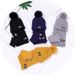 Simple M label children's wool autumn and winter new children's hat scarf gloves three piece set solid color warm_voghion.com