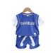 2024 Hot Selling Summer New Boys Matching Solid Color Letter Short Sleeve Shorts Two Piece Set_voghion.com