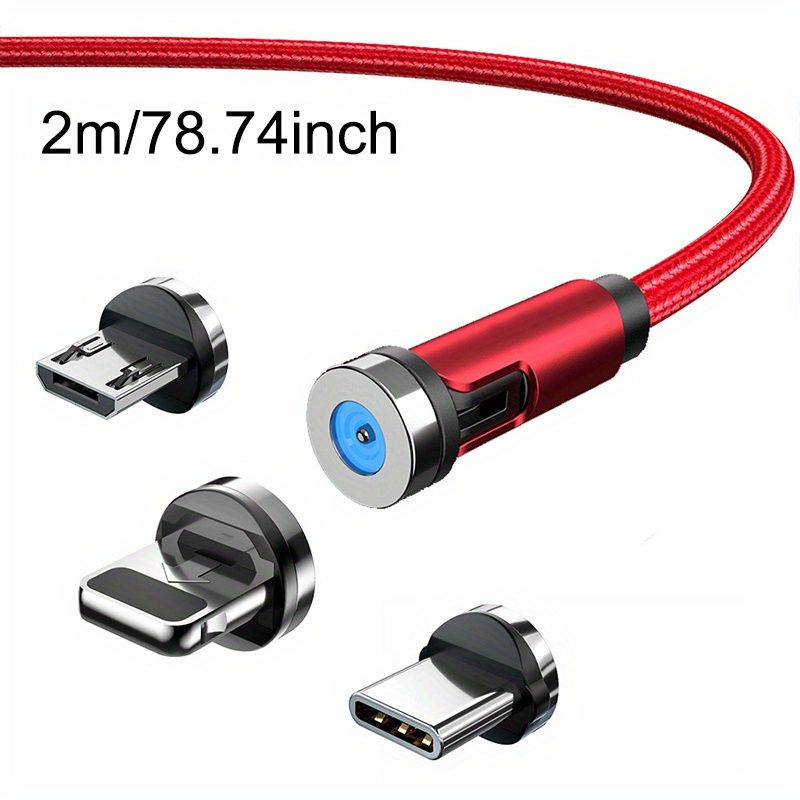 540° Rotatable Magnetic Suction Charging Cable - Perfect Gift For Birthdays, Easter, And More!_voghion.com