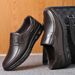 2025 Top Layer Cowhide Car Men's Casual Sole Soft Genuine Leather Slip-On Lazy Shoes Comfortable_voghion.com
