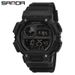 Digital Sports Watch With Multifunction, Waterproof, Night Light, Stopwatch, Alarm, And Durable Resin Strap Waterproof Luminous Watch_voghion.com