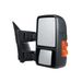 VEVOR Towing Mirrors, Left & Right Pair Set For 1999-2007 Ford F250 F350 F450 F550, Power Heated With Signal Light, Plane & Convex Glass, Manual Controlling Telescoping Folding, Heating Defrost, Black_voghion.com