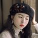 New Arrivals Women Winter Wool Warm Beret Cap Female French Painter Hat_voghion.com