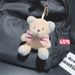 Süßer Plüsch-Teddybär mit funkelnden Strasssteinen, Auto-Schlüsselanhänger, Damentaschenanhänger_voghion.com