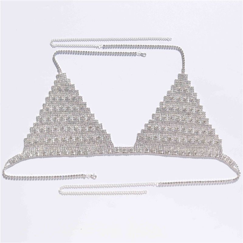 New breast accessories, fashionable rhinestone chain, nightclub sexy luxury bra, body chain_voghion.com