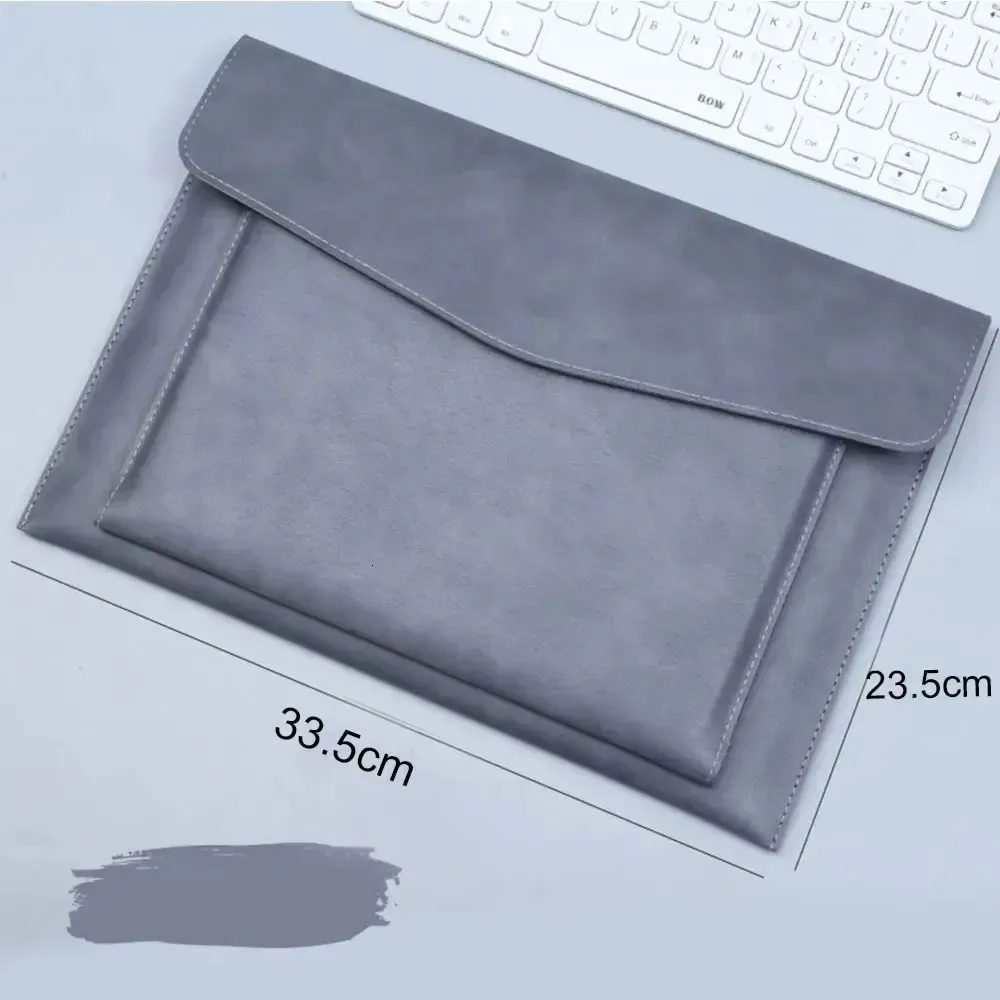 Pasta executiva tamanho A4 com design exclusivo, grande capacidade para documentos, maleta para negócios com fecho magnético, à prova d'água, ideal para laptops e notebooks._voghion.com