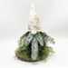 Christmas Faceless Gnome - Golden Decorative With Green Plant Lights Window Display_voghion.com