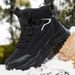 Unschlagbare Qualität Neue Herbst- und Winter-Wanderschuhe High Top Outdoor mit Plüschisolierung, lässige Sportschuhe für Männer, übergroße Reise_voghion.com