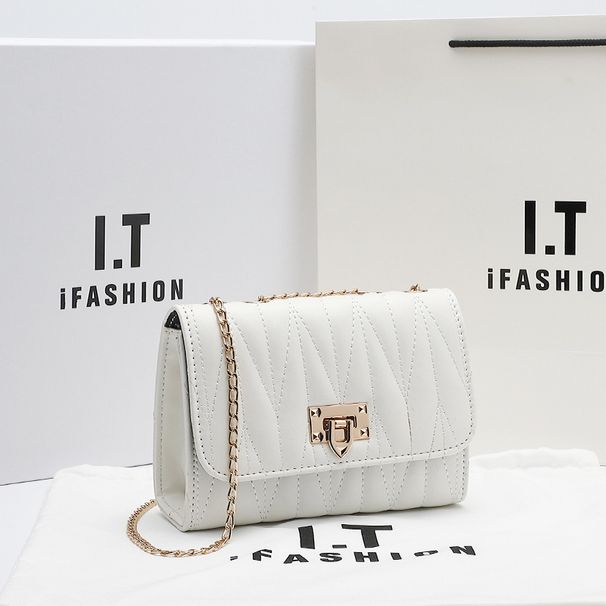 Elegant axelväska med blombroderi - Axelremsväska för kvinnor, trendig sommarväska_voghion.com