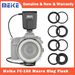 Meike FC-100 FC100 Flash LED manuale con anello adattatore SH per fotocamera digitale DSLR Canon Nikon Olympus Pentax_voghion.com