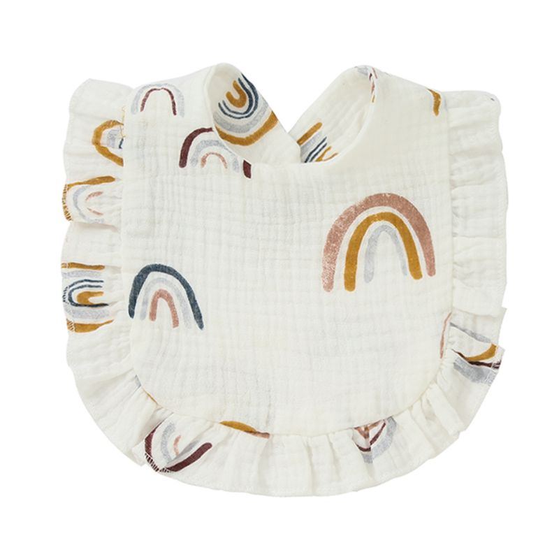Hagesmække til nyfødte, babytøj, savl, bandana, spytklud, småbørn, flæse, blomsterhagesmække, babytilbehør_voghion.com