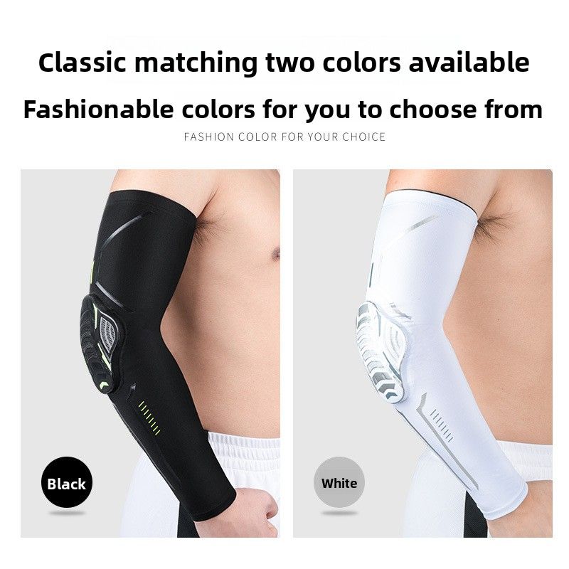 Sports Arm Guard Sleeve Anti-collision Pressurized Elbow Joint Outdoor Basketball Football Mountaineering Cycling Protective Gear_voghion.com