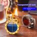Vintage Trench zapalovač Transparentní petrolejový zapalovač Starožitný Steampunk zapalovač Cool Jedinečný zapalovač pro muže (bez paliva)_voghion.com