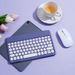 Wireless Bluetooth Keyboard And Mouse Set Wireless Charging For IPad Magnetic Round Keycap Keyboard Tablet Phone_voghion.com