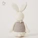 Soft Life Gray Cocoa Rabbit Doll Children's Toy Short Plush Sleeping Doll Baby Birthday Gift_voghion.com