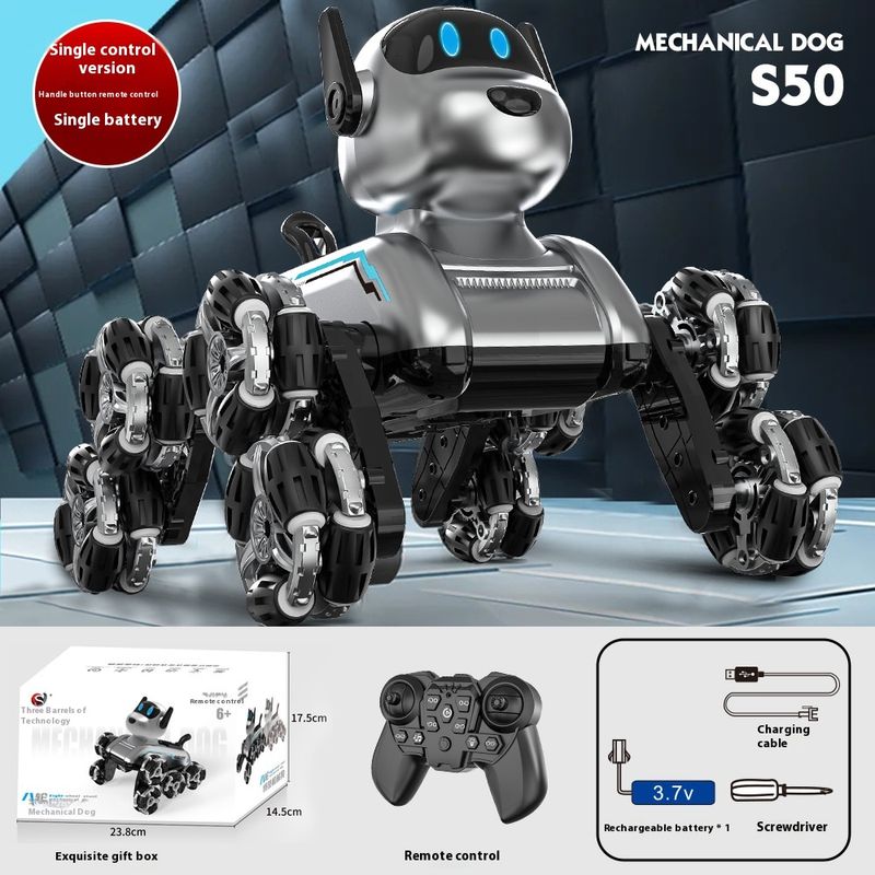 Osmikolový pohon všech čtyř kol, mechanický kaskadérský pes, dálkové ovládání, snímání gest, 2,4G kyvná vidlice, lezení, driftování_voghion.com