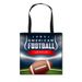 Borsa tote stampata a tema Super Bowl Borsa a tracolla portatile ecologica Super Bowl_voghion.com