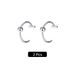 2 pezzi/6 pezzi in acciaio inossidabile finto C clip anello labbro labret piercing orecchino finto piercing naso donna gioielli per il corpo non forati_voghion.com