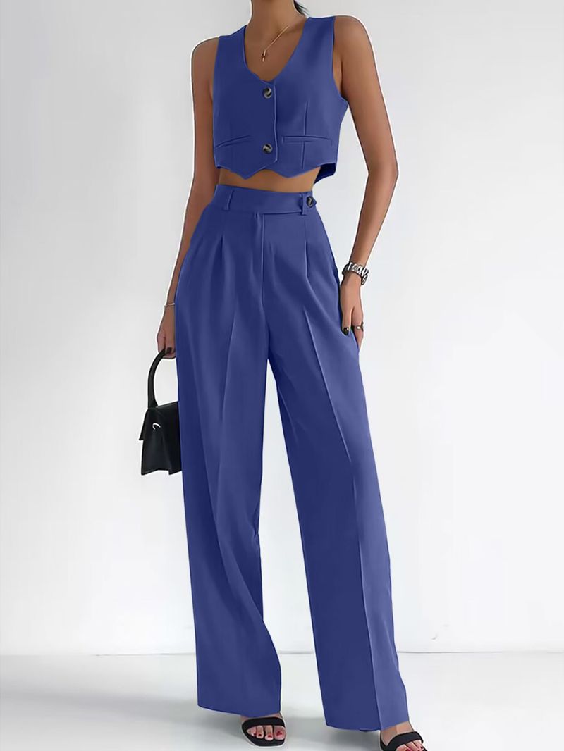 Women's Clothing Casual Vest Suit Women's Clothing_voghion.com
