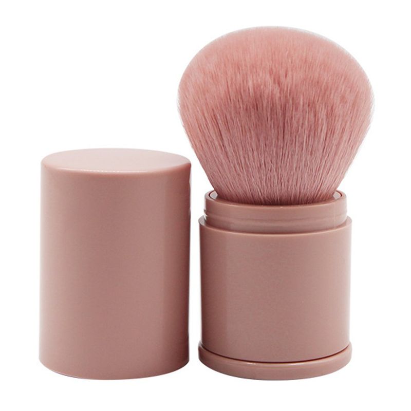 Retractable Make-up Pinsel Ee Grousse Puder Blush Pinsel mat Deckel Voll Set vu Schéinheetsinstrumenter Bequem_voghion.com