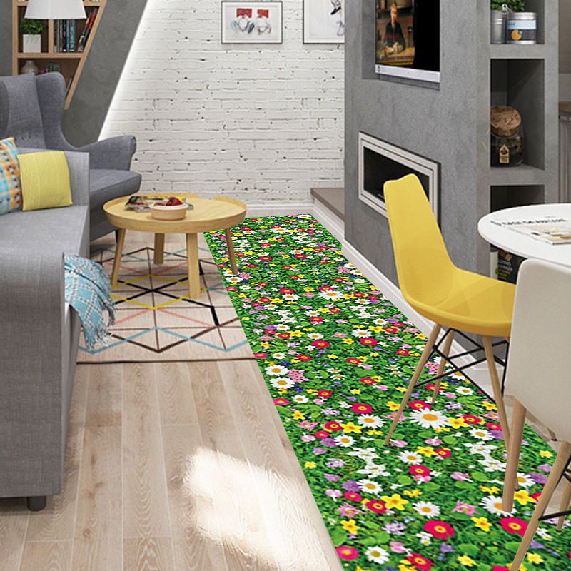 SK9187N Kleine duftende grüne Grasland Nanotechnologie Verschleißfeste Wandaufkleber für Schlafzimmer, Wohnzimmer, Hintergrund,_voghion.com
