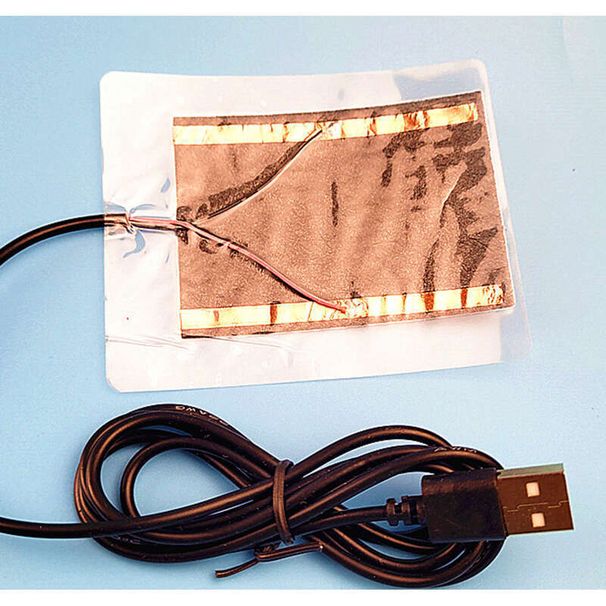 Ongeëvenaarde kwaliteit USB verwarmingsband DIY technologie uitvinding muismat handschoenen kas wetenschap klein experiment elektrische verwarmingsfolie 5V_voghion.com