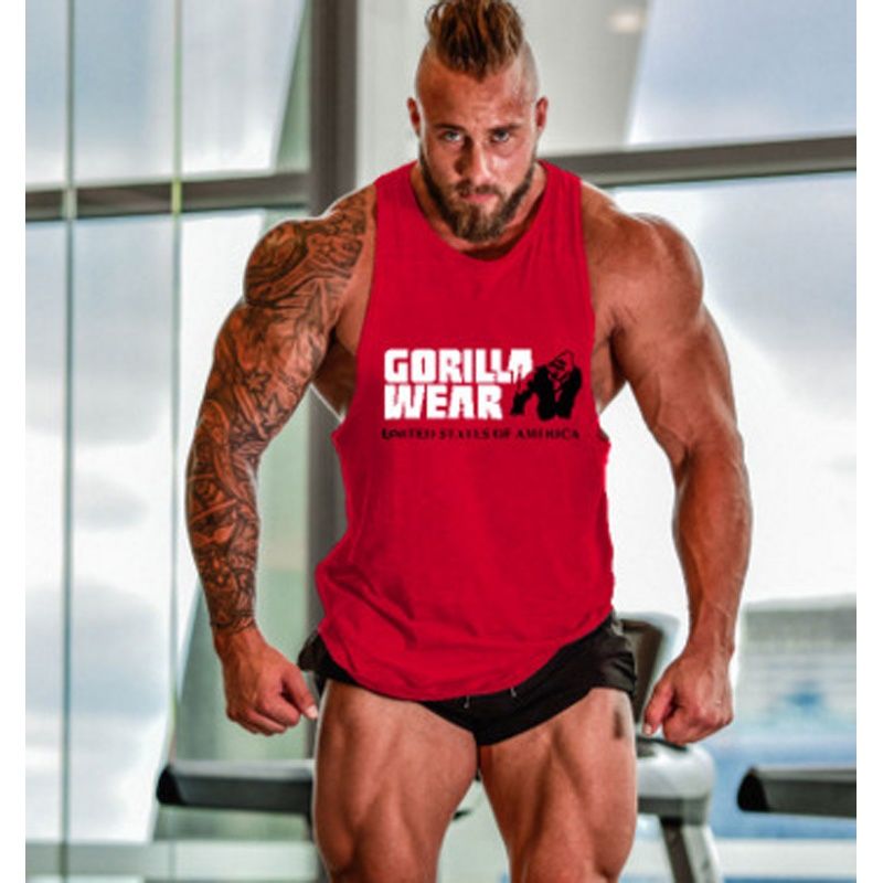 Männer Der Professionelle Bodybuilding Singulett Sport Muscle Tank Tops Männer Marke Stringer Unterhemd Hemd Weste_voghion.com