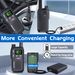 2PCS Baofeng BF-T18 Mini Dual PTT Walkie Talkie License-Free Portable PMR FRS Flashlight NOAA Service Support Type-C_voghion.com