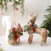 Festive Foam Christmas Animal Decorations Set - Fox, Squirrel & Reindeer Ornaments For Tree, Window And Holiday Display (European Style)_voghion.com