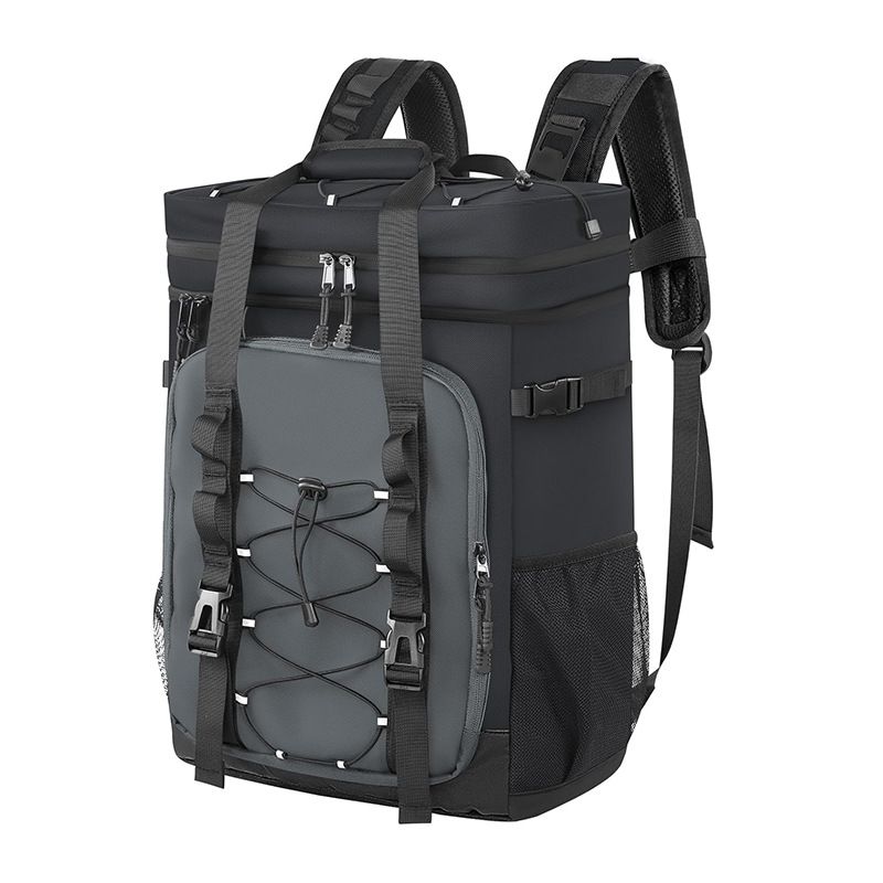Insulated Cooler Backpack With Foldable Design - Lightweight, Portable & Multi-Pocket Storage For Picnics, Camping & Travel_voghion.com