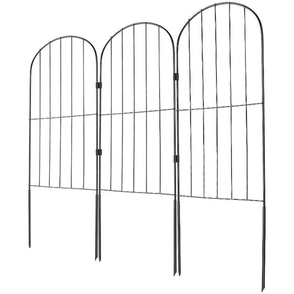 Recinzione da giardino con barriera per animali, recinzione da 2 pollici, con recinzione da giardino, altezza n. 24 pollici, spaziatura di scavo drammatica, lunghezza 30 piedi (lunghezza), recinzione sotterranea_voghion.com