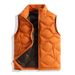 Lightweight Graphene-Infused Down Vest For Men & Women – Stand Collar, Slim Fit, Warm Winter Puffer Gilet In Classic Colors_voghion.com