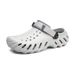 Zomer Nieuwe Heren Casual Dikke Zool Gaten Schoenen Antislip Eva Modieus Slijtvast Binnen En Buiten Strand Sandalen_voghion.com