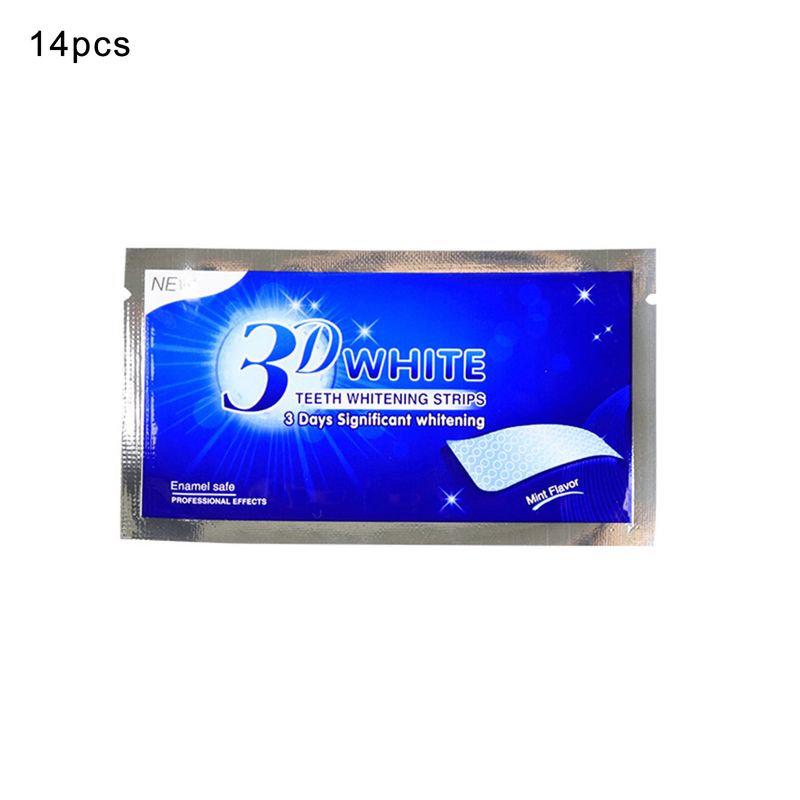 Gwong 14 Stück Zahnaufhellungsstreifen, reisefreundlich, sanft, effektiv, frischer Atem, Zahnaufhellungsstreifen für Zähne_voghion.com